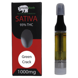 Green Crack Strain Sativa Vape Cartridge