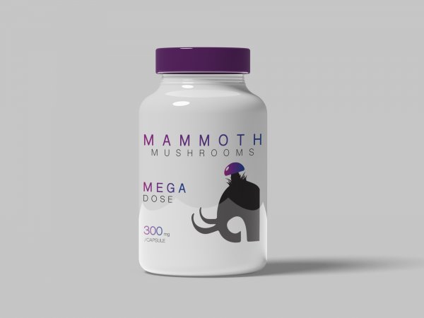 Mammoth Mushrooms 300mg/Capsule - Mega Dose