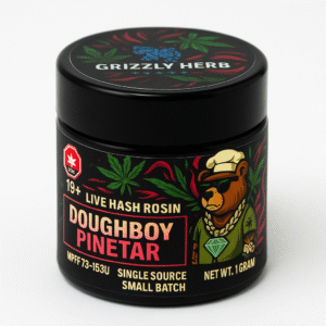 Live Hash Rosin | Doughboy Pinetar | 1g (Indica)