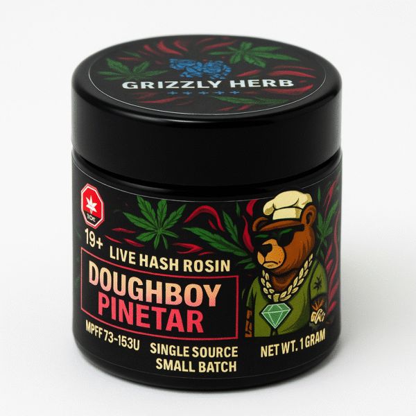 Live Hash Rosin | Doughboy Pinetar | 1g (Indica)